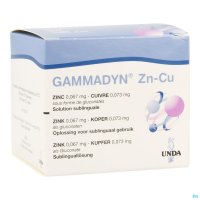 GAMMADYN AMP 30 X 2 ML ZN-CU UNDA
