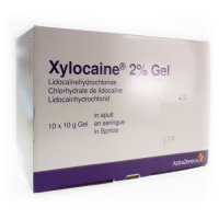 XYLOCAINE GEL SER/SPUIT 10X10G 2%