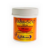 Paba (para-amino-benzoëzuur) wordt gebruikt om de huid tegen veroudering te beschermen. PABA is een onderdeel van het B-complex, en is goed voor een goede darmwerking en is betrokken bij de vorming van folaat.