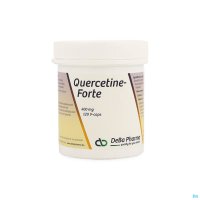 La quercétine a des propriétés antioxydantes et anti-inflammatoires. Il est donc souvent utilisé pour toutes sortes de réactions inflammatoires telles que le rhume des foins, l'arthrite, les contusions, etc. Il inhibe également la conversion du glucose en