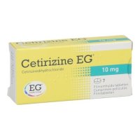 Cetirizine EG Comprime Pellicule 7x 10mg