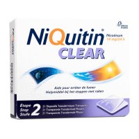 Le NiQuitin® Clear Patch garantit une libération constante relative de nicotine pendant 24 heures.
