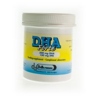 DHA en EPA zijn twee belangrijke omega 3-vetzuren. 

De grootste concentratie van DHA in het lichaam bevindt zich in de hersenen en het zenuwstelsel. DHA draagt daarom bij tot de instandhouding van de normale hersenfunctie. In combinatie met Luteïne dra