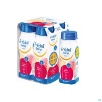 FREBINI ENERGY DRINK KIND AARDBEI FL 4X200ML FREBINI ENERGY DRINK KIND AARDBEI FL 4X200ML