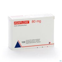 Asaflow Gastro Resist 168x80mg