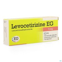 Levocetirizine EG 5mg Comprime Pellicule 10x