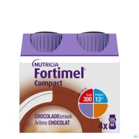 FORTIMEL COMPACT CHOCOLAT BOUTEILLES4X125ML