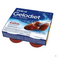 GELODIET EAU GEL. SUCREE RAISIN POT 4X120G