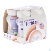FORTICARE DRINK PECHE-GINGEMBRE BOUTEILLES 4X125ML