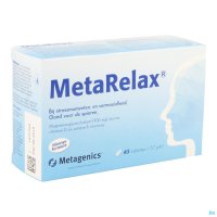 MetaRelax is dankzij zijn specifieke samenstelling ideaal om te gebruiken bij stressmomenten en vermoeidheid en is goed voor de spieren.

MetaRelax is een goed opneembaar magnesiumsupplement op basis van magnesiumglycerofosfaat, actieve B-vitamines en v