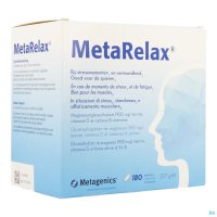 Grâce à sa composition spécifique, MetaRelax est idéal dans des moments de stress et de fatigue et il est bon pour les muscles.

MetaRelax® est un complément alimentaire à base de magnésium bien absorbable contentant du glycérophosphate de magnésium. Me