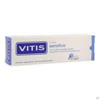 Vitis Sensitive Tandpasta is een dagelijks te gebruiken tandpasta tegen tandgevoeligheid ontwikkeld met de revolutionaire nanorepair technologie
Vitis Sensitive Tandpasta is effectief vanaf de eerste poetsbeurt
Deze tandpasta is geschikt voor patiënten 