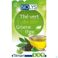 La tisane BIOLYS Thé vert a des propriétés anti-oxydantes et antiradicalaires.