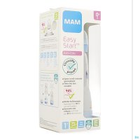 Le MAM Easy Start anti-colique représente le biberon idéal pour les nourrissons : les bébés peuvent boire à leur rythme, en toute décontraction.

La tétine MAM et sa surface SkinSoft en silicone offre une sensation familière : elle est acceptée par 94 %