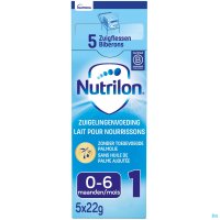 NUTRILON 1 LAIT NOURRISSONS FORMAT D'ESSAI POUDRE 5X22,9G