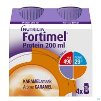 FORTIMEL PROTEIN 200ML CARAMEL 4X200ML