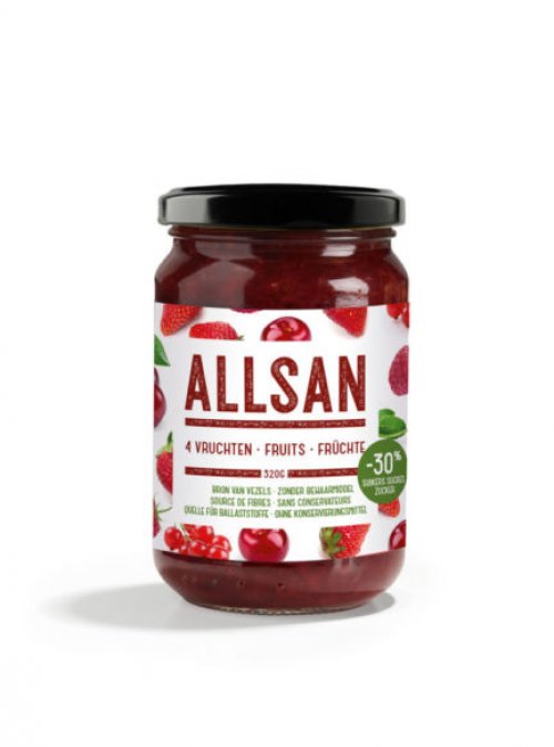 ALLSAN BROODBELEG 4 VRUCHTEN 320G