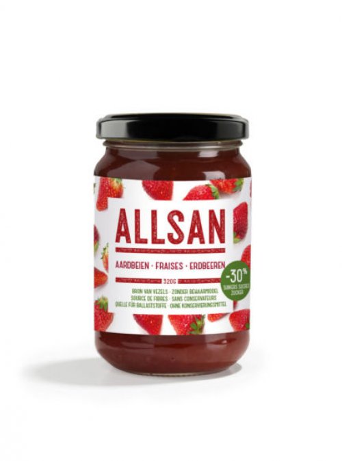 ALLSAN BROODBELEG AARDBEI 320G ALLSAN BROODBELEG AARDBEI 320G