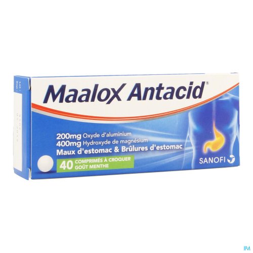 MAALOX ANTACID 200/400 COMP 40