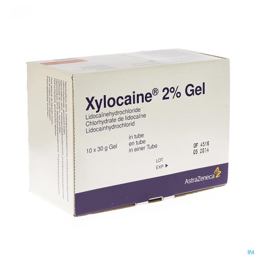 XYLOCAINE 2% GEL TUB. 10X30ML XYLOCAINE 2% GEL TUB. 10X30ML