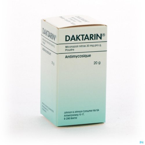 DAKTARIN PULV DERM 1 X 20 G 2% DAKTARIN PULV DERM 1 X 20 G 2%
