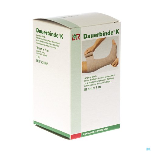 Dauerbinde K Bde Elast 10cmx7m - Bandages compressif - Bandes de ...