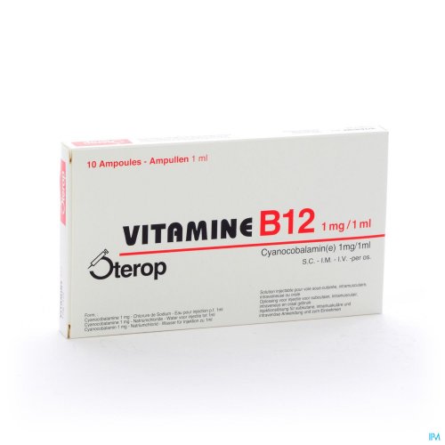 VIT B12 SC/IM/IV AMP 10 X 1MG/1ML VIT B12 SC/IM/IV AMP 10 X 1MG/1ML