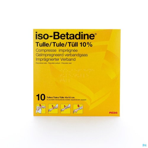 ISO BETADINE TULLES COMPR 10