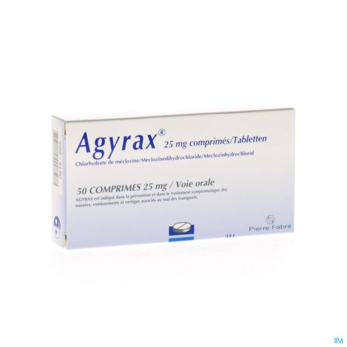 AGYRAX 25MG COMP 50