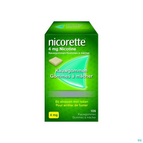 NICORETTE GOMME MACH 105X4MG