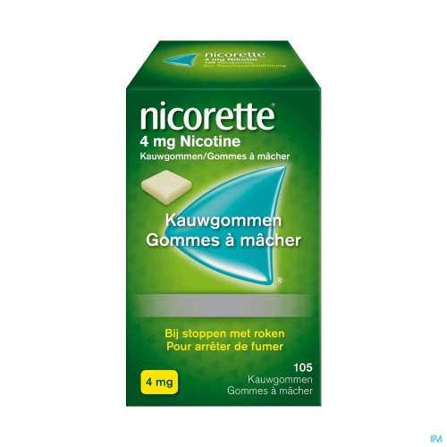 NICORETTE GOMME MACH 105X4MG