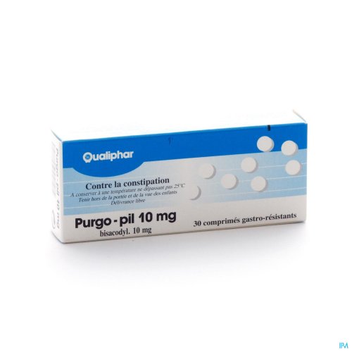PURGO PIL NEW FORM DRAG 30 X 10 MG