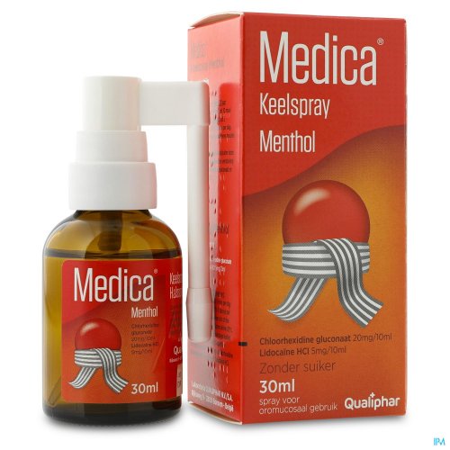 MEDICA KEELSPRAY MENTHOL 30ML