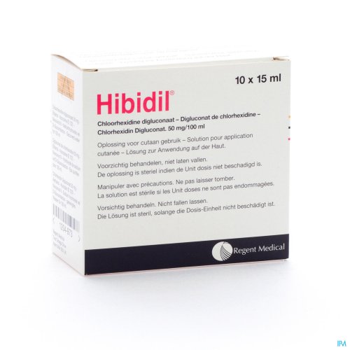 HIBIDIL SOL 10X15ML UD BOTTELPACK