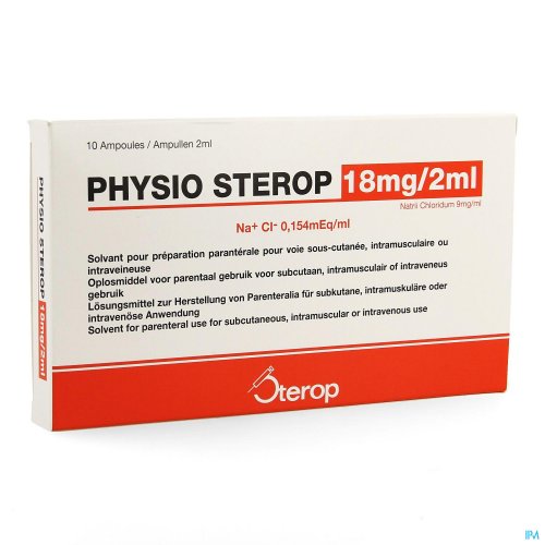 PHYSIO STEROP AMP INJ 10 X 2ML