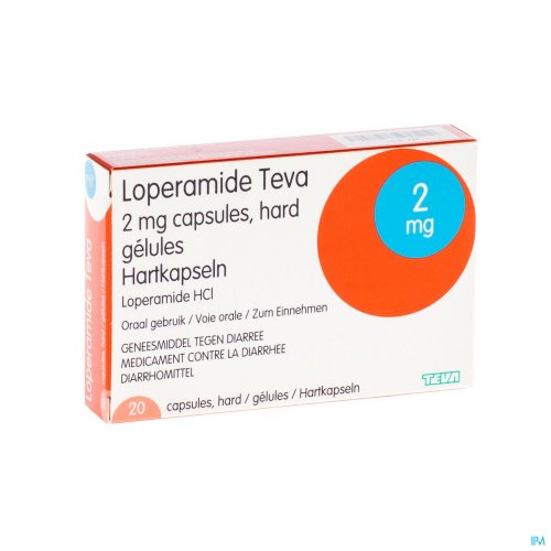 Loperamide teva caps 20 x 2 mg Loperamide est un médicament agissant rapidement contre la diarrhée. Loperamide est indiqué dans le traitement des symptômes de diarrhée soudaine ou de longue durée. Loperamide peut être recommandé en cas de diarrhée du voyageur. Loperamide est également