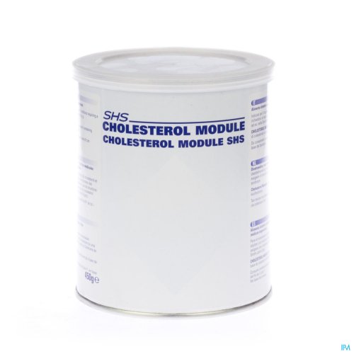 Cholesterol Module 450g Voeding voor medisch gebruik. Dieetvoeding bij aandoeningen waarbij exogeen cholesterol nodig is, zoals Smith-Lemli Opitz syndroom bij zuigelingen en kinderen. Te gebruiken onder medisch toezicht.
Cholesterol Module is een poeder van cholesterol en koo