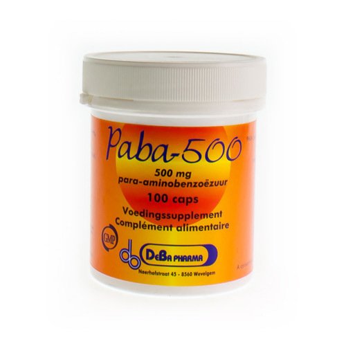 Le Paba (acide para-amino-benzoïque) est utilisé pour protéger la peau du vieillissement. Le PABA fait partie du complexe B, est bon pour une bonne fonction intestinale et participe à la formation du folate.