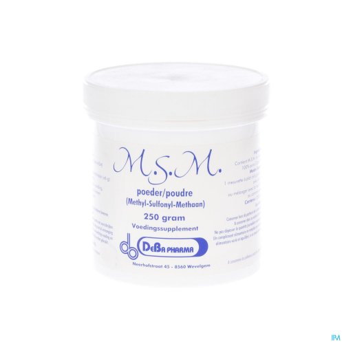 M.S.M is een vorm van organisch zwavel, goed beschikbaar voor het lichaam. Veel mensen zijn ongemerkt zwaveldeficiënt. Tekorten aan zwavel gaan gepaard met stressverschijnselen, vermoeidheid en een verminderde weerstand. Een goede eiwitsynsthe kan alleen 