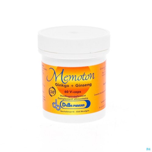 Memoton contient à la fois du ginkgo, du ginseng et de la phosphatedylsérine.

Le Ginkgo biloba est utilisé pour soutenir le système nerveux central : perte de concentration, oublis, maux de tête. Il améliore également le traitement de l'information dan
