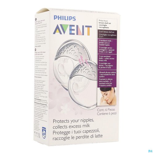 Philips Avent Borstschelpen SCF157/02, 6 stuks

Om je tepels te beschermen tegen schuren en om overtollige moedermelk op te vangen

Ventilatieopeningen voor goede luchtcirculatie, bescherming en herstelling van tepelkloven