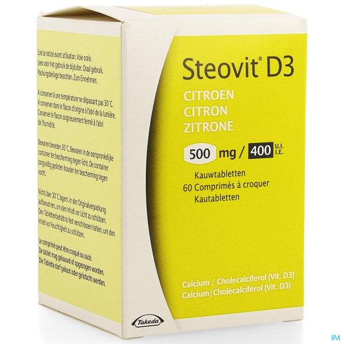 STEOVIT D3 500MG/400UI COMP 60