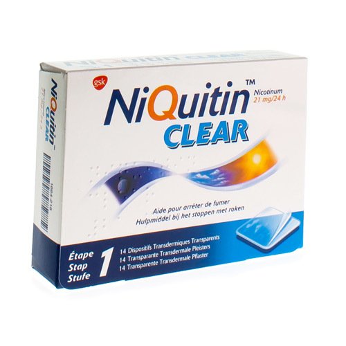 Le NiQuitin® Clear Patch garantit une libération constante relative de nicotine pendant 24 heures.
