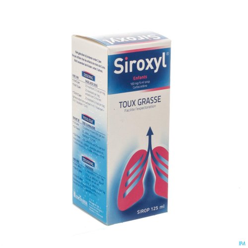 SIROXYL SIROP ENFANTS/KINDEREN 125ML 100 MG/5 ML