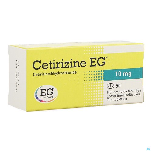 Cetirizine EG Comprime Pellicule 50x 10mg