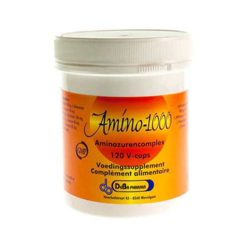 Amino-1000 is een unieke samenstelling van alle essentiële en niet essentiële aminozuren. 

Aminozuren zijn niet alleen de bouwstenen van eiwitten in de spieren maar ook belangrijke voorlopers van neurotransmitters. De afzonderlijke aminozuren, aanwezig