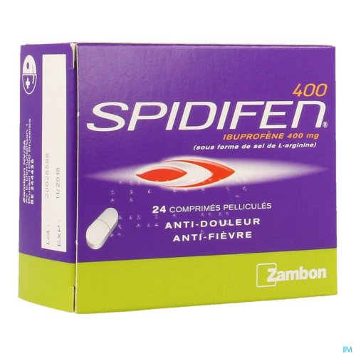 SPIDIFEN 400 COMP ENROB 24 X 400 MG
