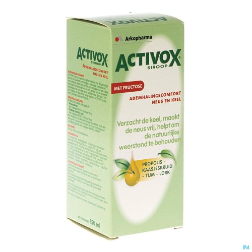 ACTIVOX® is speciaal geformuleerd voor de gevoelige keel en de bovenste luchtwegen. Het bevat kaasjeskruid om de keel te verzachten en tijm om te helpen de natuurlijke weerstand te behouden en om het geheel van de bovenste luchtwegen vrij te maken. Vitami