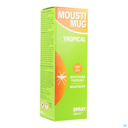 MOUSTIMUG TROPICAL 30% DEET SPR.100ML MOUSTIMUG TROPICAL 30% DEET SPR.100ML