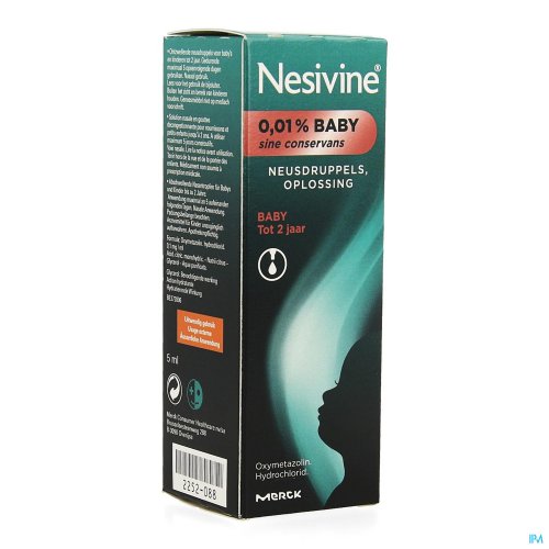 Oxymetazoline ontzwelt de slijmvliezen. Nesivine 0,01% baby sine conservans wordt gebruikt bij de behandeling van de symptomen van een verstopte neus, bijvoorbeeld bij neusverkoudheid of bij ontsteking van de sinussen. De werking houdt tot 12 uur aan. Gly